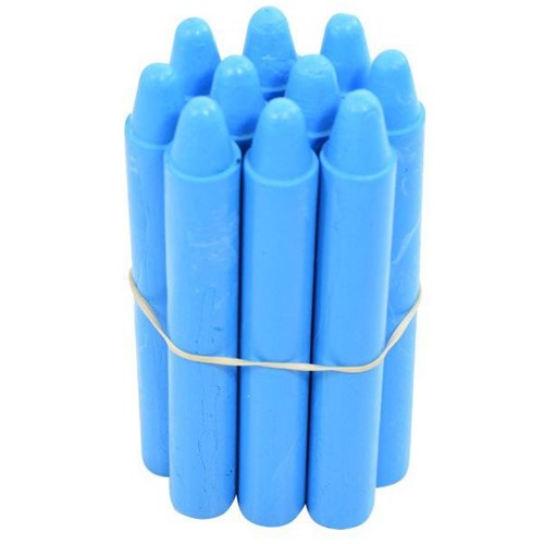 Retsol Hard Wax Crayons Light Blue, Set of 10