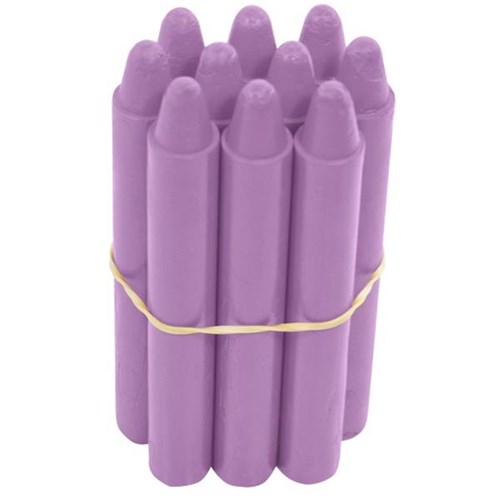 Retsol Hard Wax Crayons Lilac, Set of 10 OfficeMax NZ