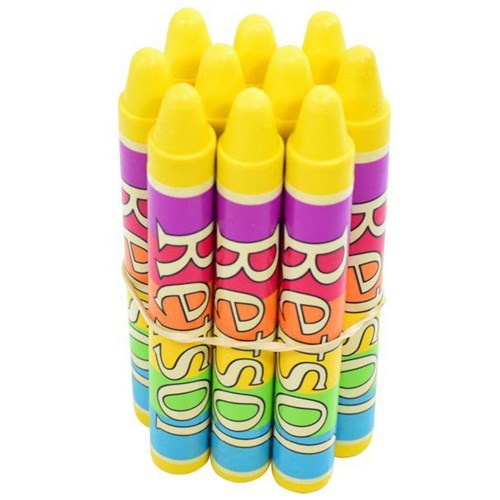 Retsol Soft Wax Crayons Lemon, Set of 10