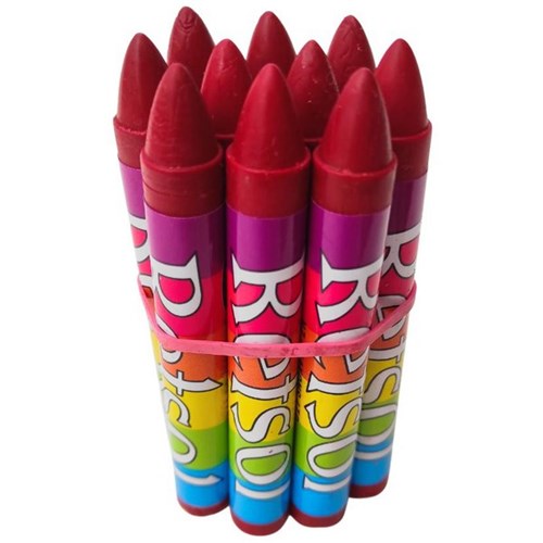 Retsol Soft Wax Crayons Scarlet, Set of 10