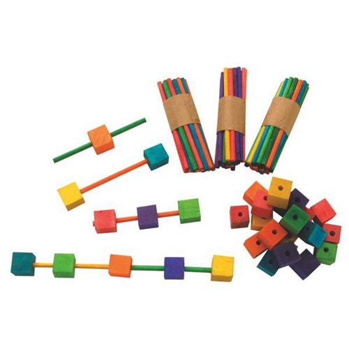 Construction Blocks N Sticks Assorted Colours, Pack of 135