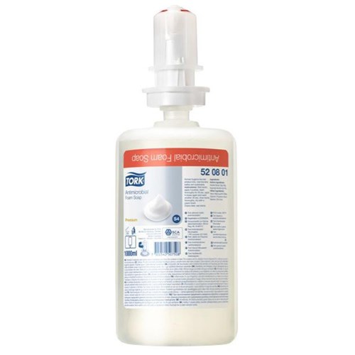 Tork S4 Premium Antimicrobial Foam Soap 520801 1L