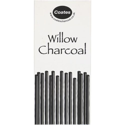 Coates Willow Budget Charcoal Sticks Assorted Sizes, Pack of 70