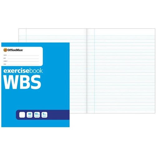 OfficeMax WBS Senior Writing Exercise Book 40 Leaves OfficeMax NZ