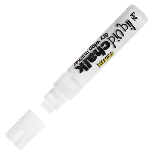 Texta Liquid Chalk Window Marker 15mm Chisel Tip White OfficeMax NZ