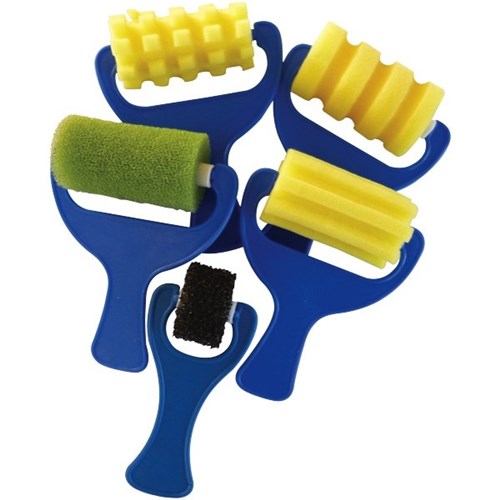 Sponge Rollers Patterned, Pack of 5 OfficeMax NZ