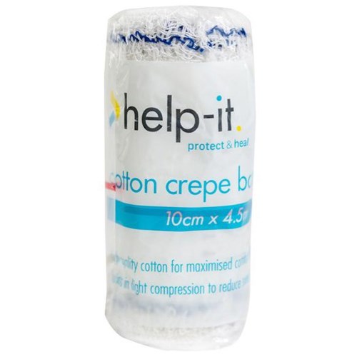 Help-It Crepe Bandage Stretch 100mmx4.5m