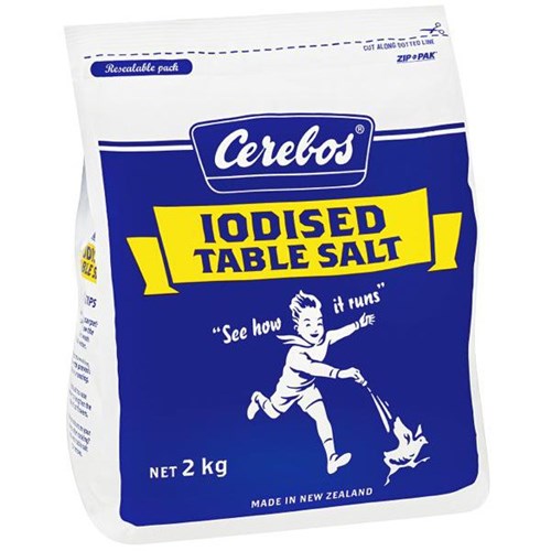 Cerebos Iodised Table Salt 2kg