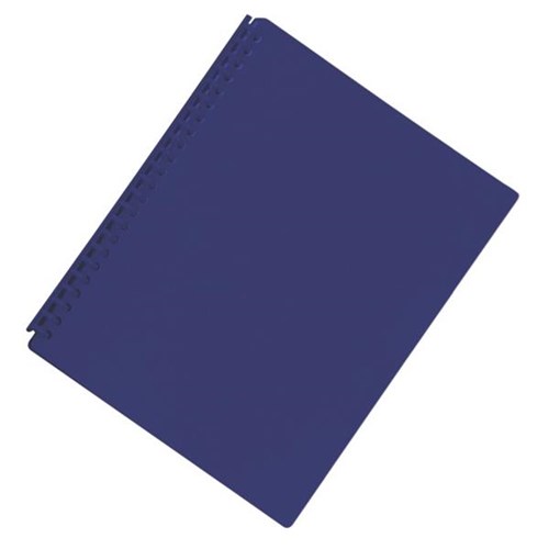 FM A4 Refillable Display Book 20 Pocket Blue