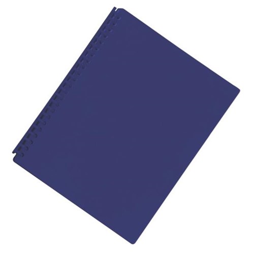 FM A4 Refillable Display Book 20 Pocket Blue OfficeMax NZ