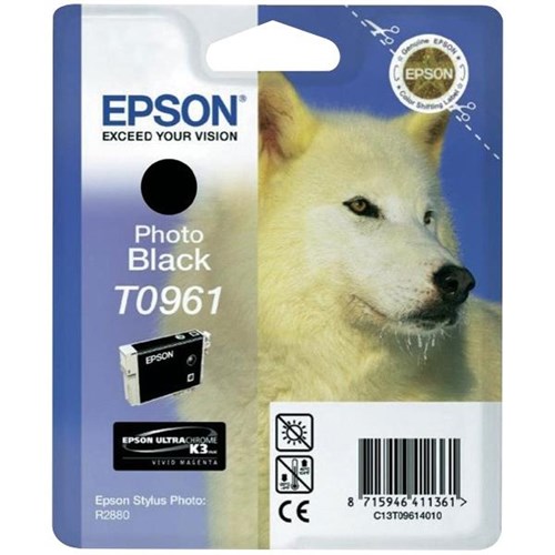 Epson T0961 Photo Black Ink Cartridge C13T096190