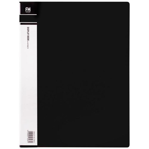 FM A4 Display Book 40 Pocket Black