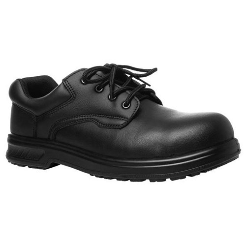 JB's Wear Safety Shoes Microfibre Lace Up Size 10 Black