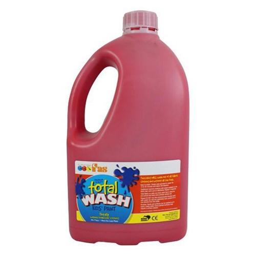 Fas Total Wash Poster Paint 2L Cool Red