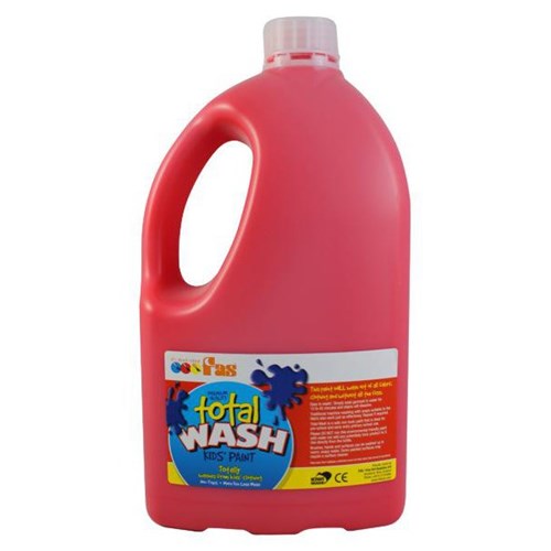 Fas Total Wash Poster Paint 2L Warm Red