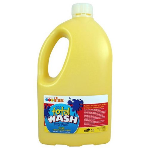Fas Total Wash Poster Paint 2L Cool Yellow