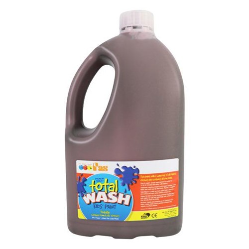 Fas Total Wash Poster Paint 2L Brown