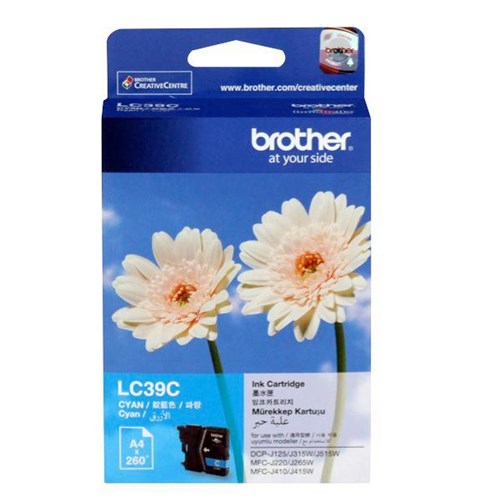 Brother LC39C Cyan Ink Cartridge