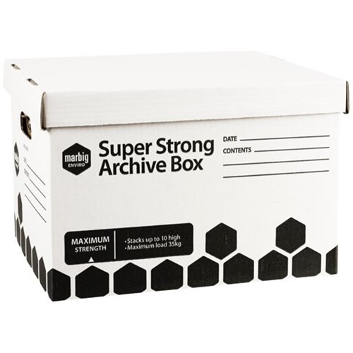 Marbig Super Strong Archive Box 400x305x260mm