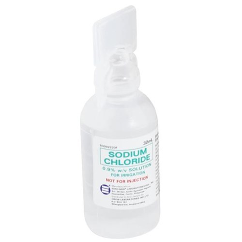 First Aid Wound & Eye Wash Saline Solution Ampule 30ml