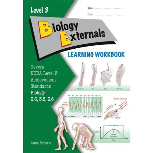 ESA Biology Externals 3.3 / 3.5 / 3.6 Learning Workbook Level 3 9780908340378
