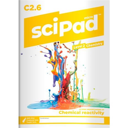 sciPAD AS 2.6 Chemistry Level 2 9780995105454