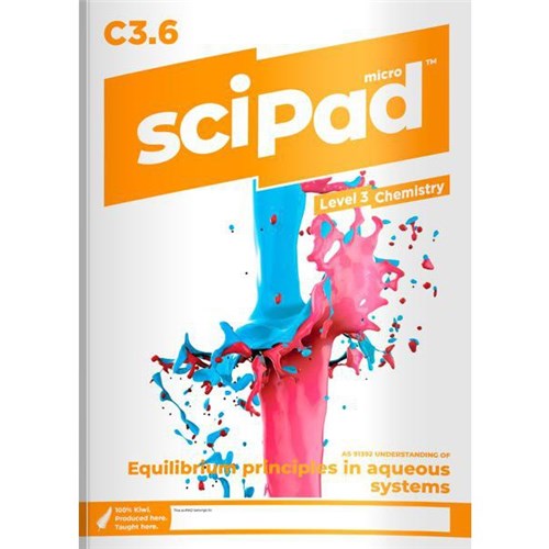 sciPAD AS 3.6 Chemistry Level 3 9780995105553