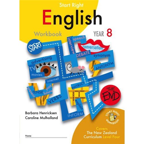 Start Right English Workbook Year 8 9781990015700