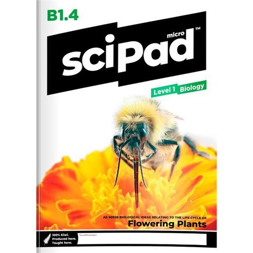 sciPAD 1.4 Biology Micro Plants Workbook Level 1 9780992250645