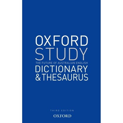 Oxford Study Dictionary & Thesaurus 9780195565768