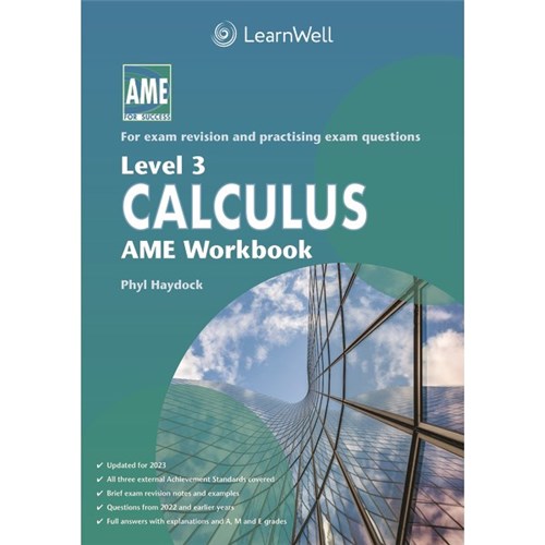 AME Calculus Workbook NCEA Level 3 9781991107176