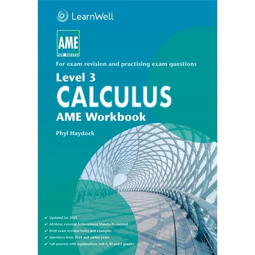 AME Calculus Workbook NCEA Level 3 9781991107503