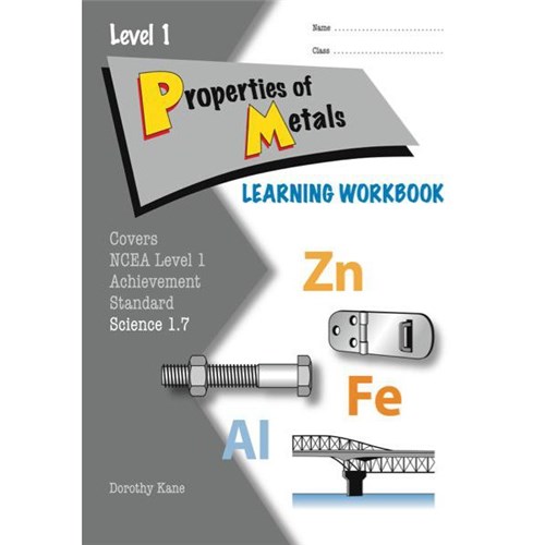 ESA Properties of Metals 1.7 Learning Workbook Level 1 9780908340552