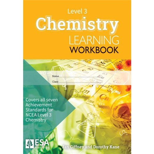 ESA Chemistry Learning Workbook Level 3 Year 13 9781988548333