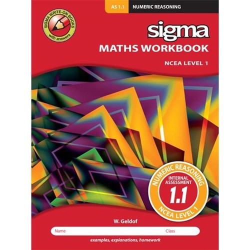 Sigma 1.1 Maths Numeric Reasoning Level 1 9781877567520