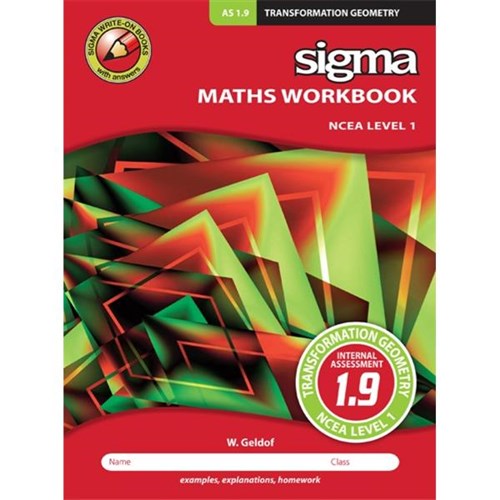 Sigma 1.9 Maths Transformation Geometry Level 1 9781877567605