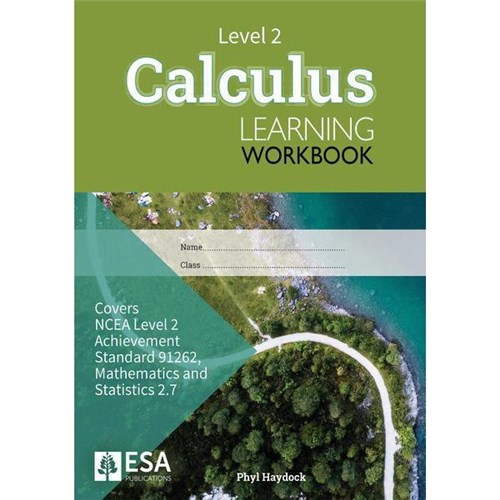 ESA Maths 2.7 Calculus Learning Workbook 9781988586618