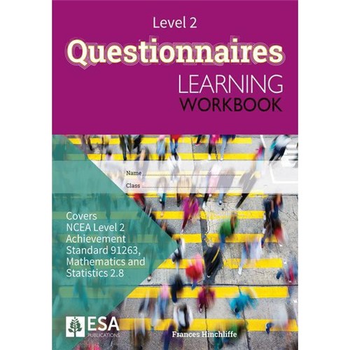 ESA Maths 2.8 Questionnaires Learning Workbook 9781988586687
