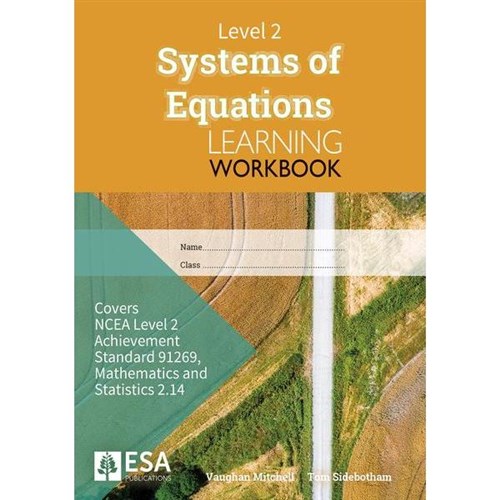 ESA Maths 2.14 Systems of Equations Learning Workbook 9781988586724