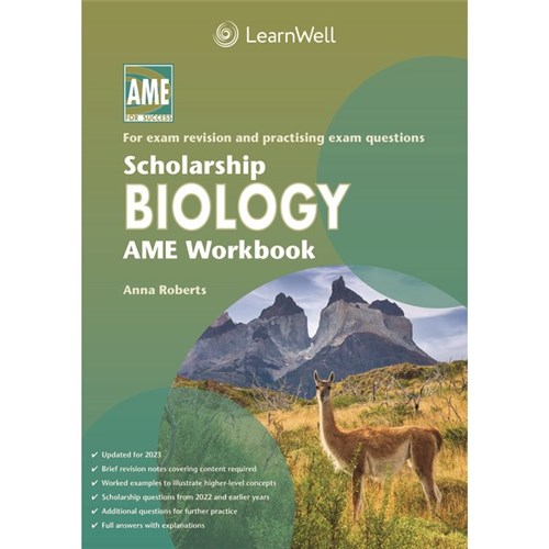 AME Scholarship Biology Workbook 9781991107237