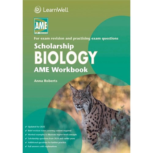 AME Scholarship Biology Workbook 9781991107565