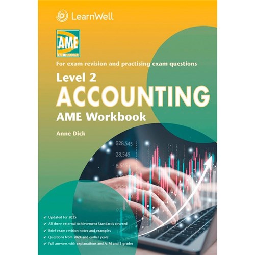 AME Accounting Workbook NCEA Level 2 9781991107411