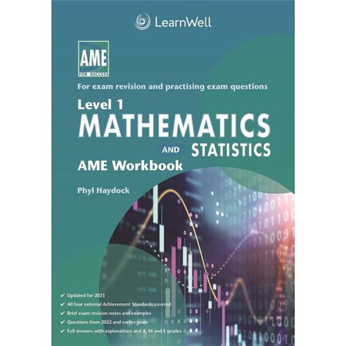 AME Mathematics & Statistics Workbook NCEA Level 1 9781991107053
