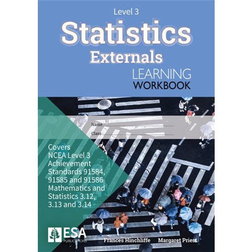 ESA Maths 3.12 3.13 3.14 Statistics External Learning Workbook 9781988548449