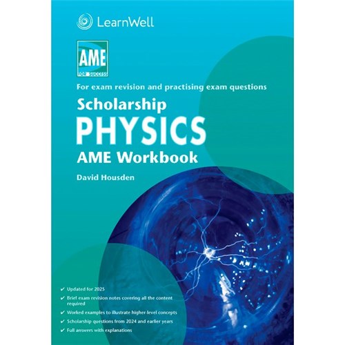 AME Scholarship Physics Workbook Year 13 9781991107602