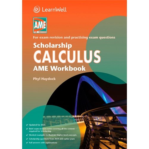 AME Scholarship Calculus Workbook 9781991107572