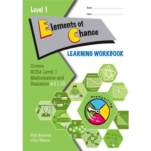 ESA Maths 1.13 Elements Of Chance Workbook Level 1 9781927297667