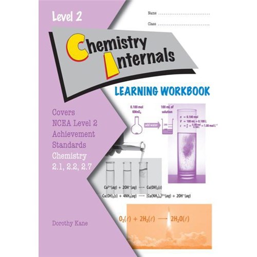 ESA Chemistry Internals 2.1 / 2.2 / 2.7 Learning Workbook Level 2 9780908340101