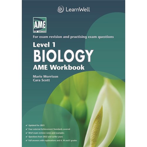 AME Biology Workbook NCEA Level 1 9781991107015