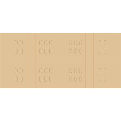 Berry Fruit Die-Cut Cardboard Bin Liner 2305x530mm